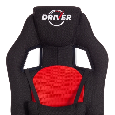 Кресло Tetchair DRIVER 22 ткань, черный/красный, 2603/TW-08