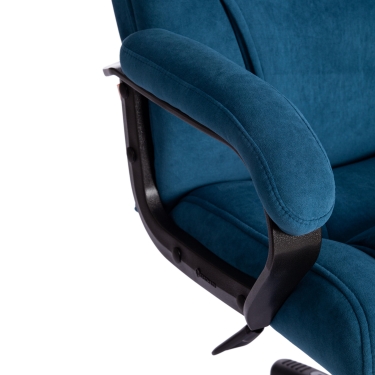 Кресло Tetchair BERGAMO хром 22 флок , синий, 32