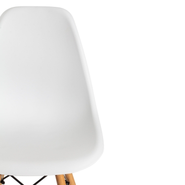 Стул Tetchair CINDY EAMES mod. 001 white Белый