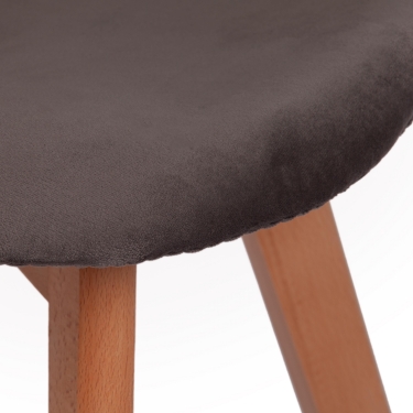 Стул Tetchair CINDY SOFT mod. C1021F1 Серый HLR 24/натуральный