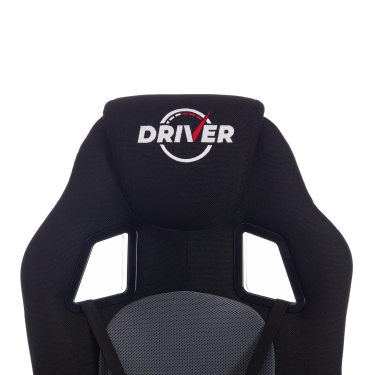 Кресло Tetchair DRIVER ткань, черный/серый, 2603/12