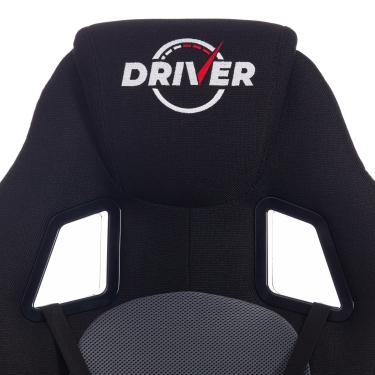 Кресло Tetchair DRIVER ткань, черный/серый, 2603/12