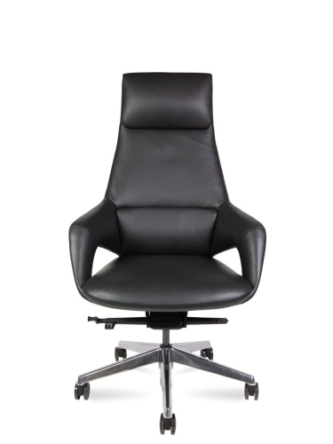 Кресло руководителя Норден Шопен FK 0005-A BLACK LEATHER