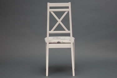 Стул Tetchair Picasso PC-SC дерево гевея, 45х53х97см, ivory white слоновая кость 2-5, Ткань Прованс 13