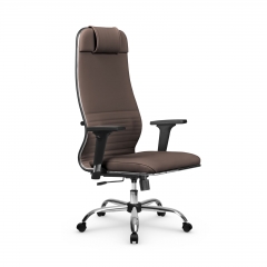 Кресло руководителя Метта Metta L 1m 38К2/2D Infinity Easy Clean MPES Комплект 7 Светло-коричневое