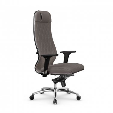 Кресло руководителя Метта Мetta L 1m 40M/2D Infinity Easy Clean MPES Комплект 1 Серое