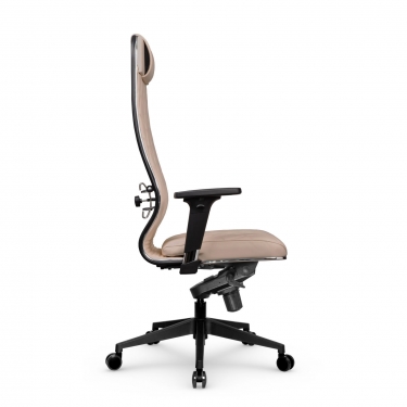 Кресло руководителя Метта Мetta L 1m 40M/2D Infinity Easy Clean MPES Комплект 4 Темно-бежевое