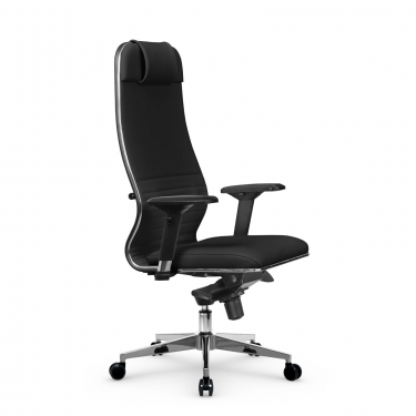 Кресло руководителя Метта Мetta L 1m 38K2/4D Infinity Easy Clean MPES Комплект 3 Черное