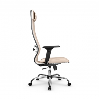 Кресло руководителя Метта Мetta L 1m 38K2/4D Infinity Easy Clean MPES Комплект 7 Молочное