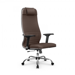 Кресло руководителя Метта Мetta L 1m 38K2/4D Infinity Easy Clean MPES Комплект 7 Светло-коричневое
