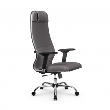 Кресло руководителя Метта Мetta L 1m 38K2/4D Infinity Easy Clean MPES Комплект 7 Серое