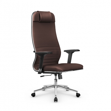 Кресло руководителя Метта Мetta L 1m 38K2/4D Infinity Easy Clean MPES Комплект 9 Темно-коричневое