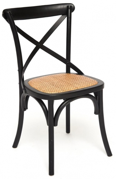 Стул Tetchair CROSS mod.CB2001 дерево береза, 49.553.587, черный