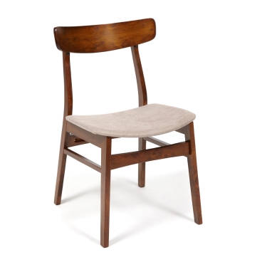 Барный стул Tetchair LANDO mod.4036 металл/дерево/экокожа, 59х51х93-114 см, высота сиденья 62-83 см, черный/орех/хром