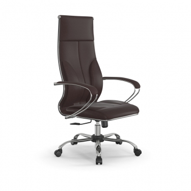 Кресло руководителя Метта Мetta L 1m 46/K Infinity Easy Clean MPES Комплект 7 Темно-коричневое