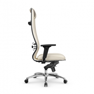 Кресло руководителя Метта Мetta L 1m 50M/2D Infinity Easy Clean MPES Комплект 1 Молочное