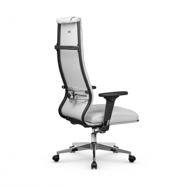 Кресло руководителя Метта Мetta L 1m 50M/2D Infinity Easy Clean MPES Комплект 3 Белое