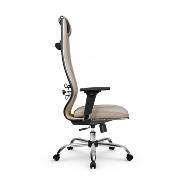 Кресло руководителя Метта Мetta L 1m 50M/2D Infinity Easy Clean MPES Комплект 5 Темно-бежевое