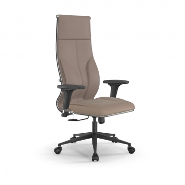 Кресло руководителя Метта Мetta L 1m 46/2D Infinity Easy Clean MPES Комплект 6 Темно-бежевое