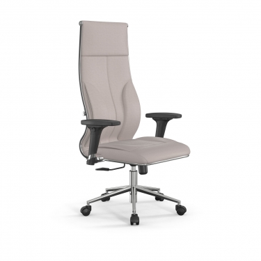 Кресло руководителя Метта Мetta L 1m 46/2D Infinity Easy Clean MPES Комплект 7 Светло-бежевое