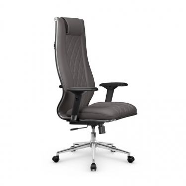 Кресло руководителя Метта МЕТТА L 1m 50M/4D Infinity Easy Clean MPES Комплект 7 Серое