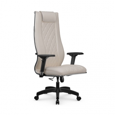 Кресло руководителя Метта МЕТТА L 1m 50M/4D Infinity Easy Clean MPES Комплект 8 Светло-бежевое