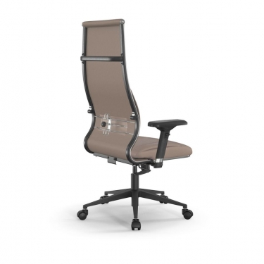 Кресло руководителя Метта Мetta L 1m 46/4D Infinity Easy Clean MPES Комплект 6 Темно-бежевое