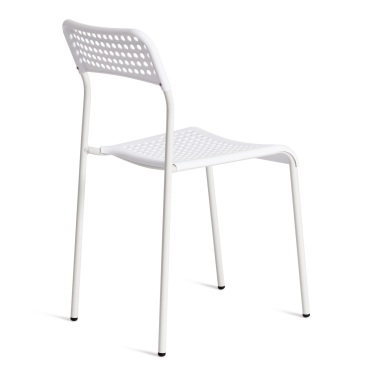 Стул ADDE mod. C-049 металл/пластик, 39 х 49 х 78 см, White белый