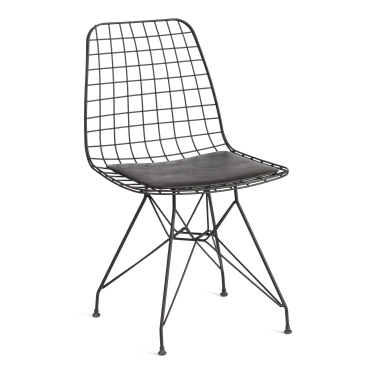Стул Tetchair TAVOLA mod. 271 металл/экокожа, 46 х 47.5 х 84 см, Black черный