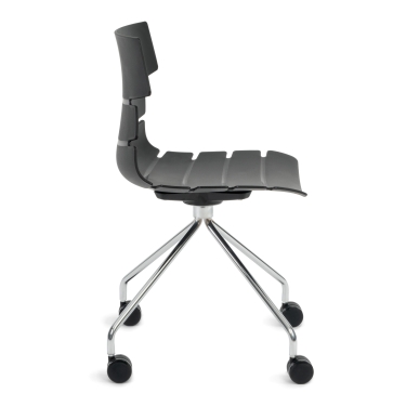 Стул офисный Tetchair HANSEN mod. 606-1 Черный/хром