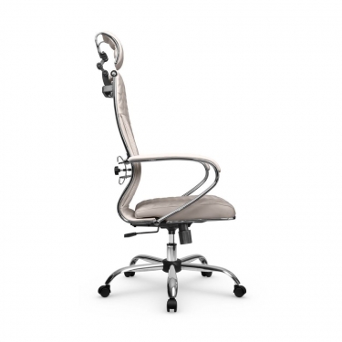 Кресло руководителя Метта Metta L 2c 44C/K116 Infinity Easy Clean MPES Комплект 5 Светло-бежевое