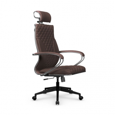 Кресло руководителя Метта Metta L 2c 44C/K116 Infinity Easy Clean MPES Комплект 6 Темно-коричневое