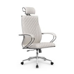 Кресло руководителя Метта Metta L 2c 44C/K116 Infinity Easy Clean MPES Комплект 7 Белое