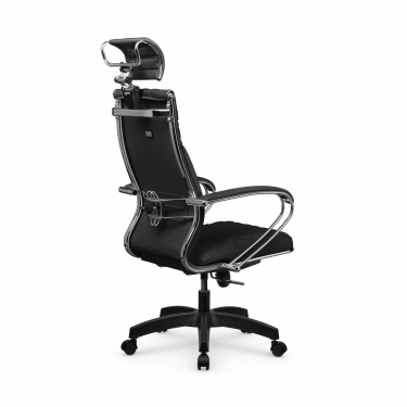 Кресло руководителя Метта Metta L 2c 44C/K116 Infinity Easy Clean MPES Комплект 8 Черное