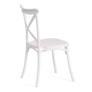 Стул CROSS mod. PL24 пластик, 48 х 58 х 89 см, White белый 11954