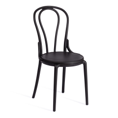 Стул Tetchair THONET mod. PL62 пластик, 42 x 52 x 89 см, Black черный 05