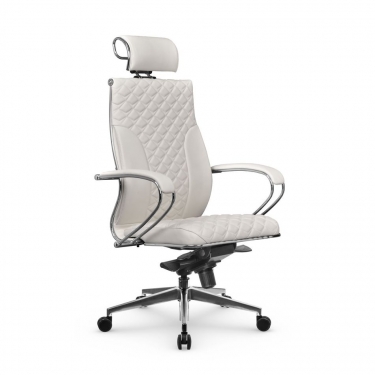 Кресло руководителя Метта Metta L 2c 44C/K116 Infinity Easy Clean MPES Комплект 2 Белое
