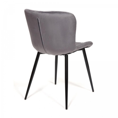 Стул Tetchair QUINCY mod. 8272 металл/ткань, 49х53х84,5 см, серый G-062-40/черный