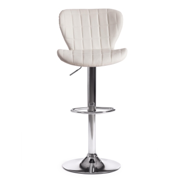 Стул барный Tetchair AVIONIC mod. KY712A металл/экокожа, 455386-107 см, белый/хром