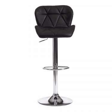 Стул барный Tetchair BIAGGIO mod. KY717 металл/экокожа, 445083-103 см, черный/хром