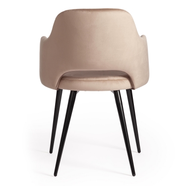 Стул Tetchair STUTTGART mod. 74 экокожа/дерево береза/металл, 50 х 47 х 73 см, античный серый RH02-26/натуральный
