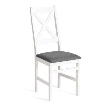 Стул Tetchair CROSSMAN Многослойная фанера, 1004140, white, ткань темно-серая 150 разобранный