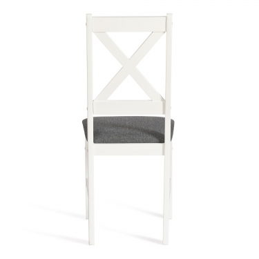 Стул Tetchair CROSSMAN Многослойная фанера, 1004140, white, ткань темно-серая 150 разобранный