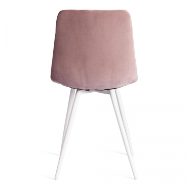 Стул Tetchair CHILLY mod. 7095 ткань/металл, 45x53х88 см, высота до сиденья 50 см, коралловый barkhat 15 /черный