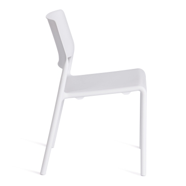 Стул Tetchair FURDI mod. 53 пластик, 48 х 55.5 х 77.5 см, White Белый
