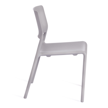 Стул Tetchair FURDI mod. 53 пластик, 48 х 55.5 х 77.5 см, Grey Cерый