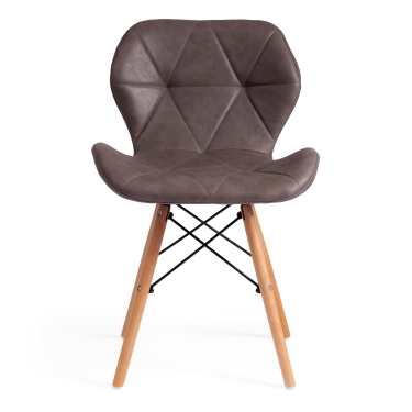 Стул Tetchair MANTRA mod. 713 ткань/металл, 49х61х82 см, высота до сидения 49 см, темно-серый barkhat 14/черный