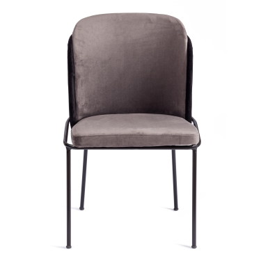 Стул Tetchair DAREN mod. 113 металл/ткань, 54 х 55 х 86 см, grey серый BF-14/black черный BF-15/черный