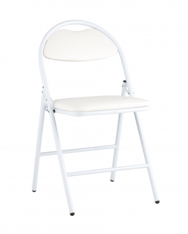 Стул складной Stool Group Hagen white экокожа Белый