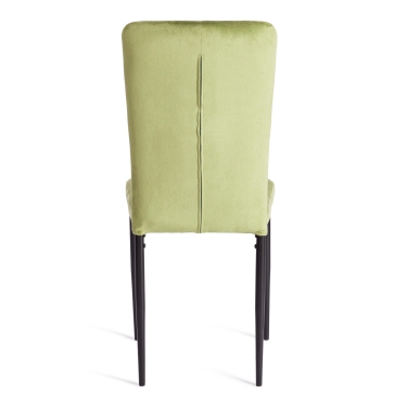 Стул Tetchair VERTER mod. 37 металл/вельвет, 43 х 41 х 96 см, Green зеленый HLR54 / черный